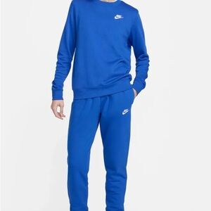Nike Royal Blue Sweatshirt and Joggers